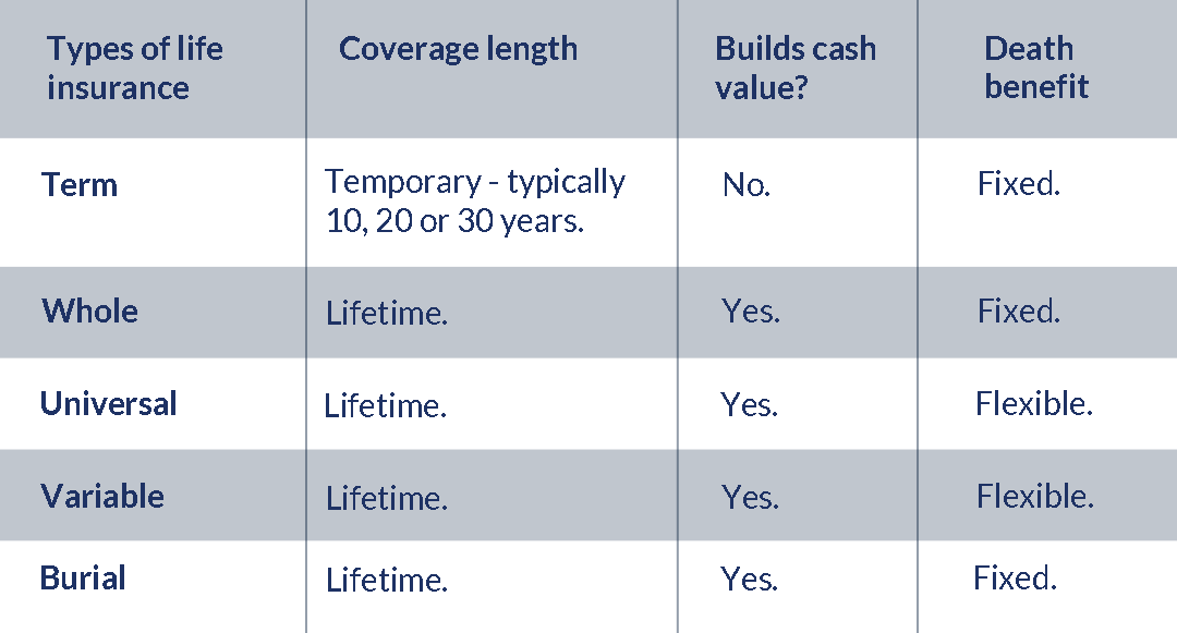 Life Insurance Types